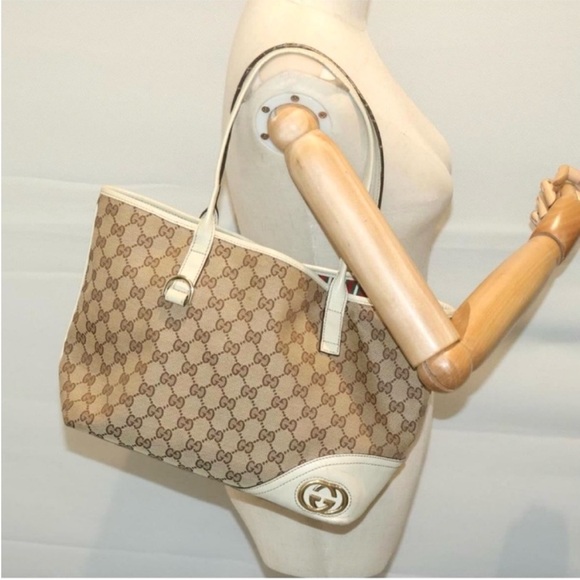 Authenticated Gucci New Britt Shoulder Bag Tote Handbag - Picture 15 of 16